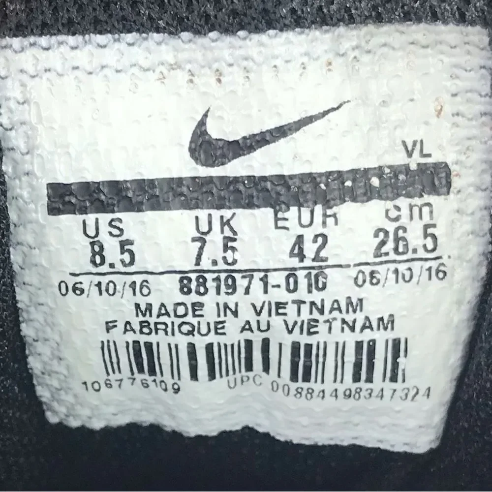 Nike Vapor Fast flex Black White Baseball Cleat Sneaker Shoes